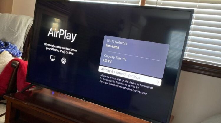 AirPlay Not Working on LG TV