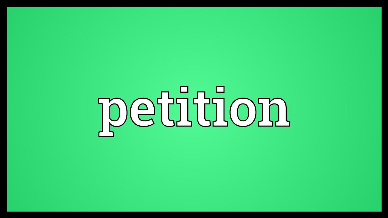 petition meaning